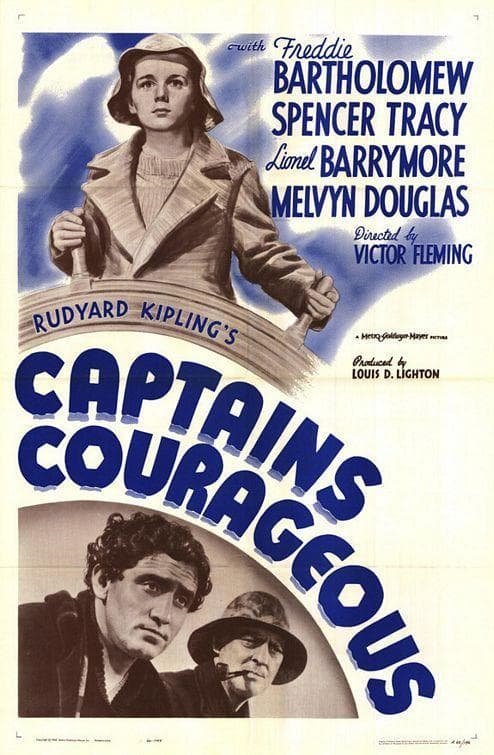 Cartel original de Captains Courageous