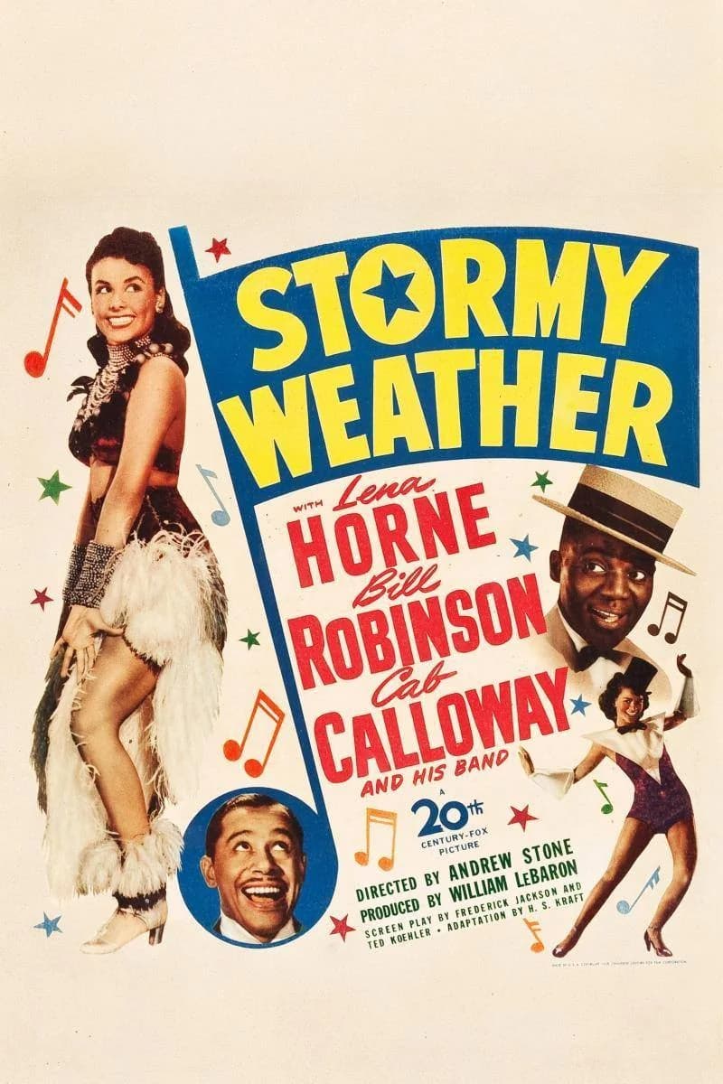 Cartel original de la película Stormy Weather