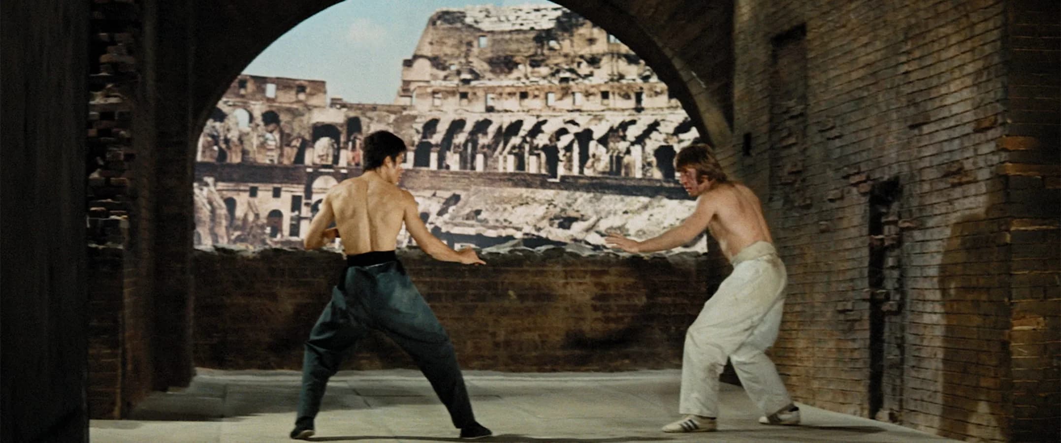 Bruce Lee y Chuck Norris frente a frente en The Way of the Dragon