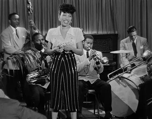 Marie Bryant cantando en Jammin’ the Blues