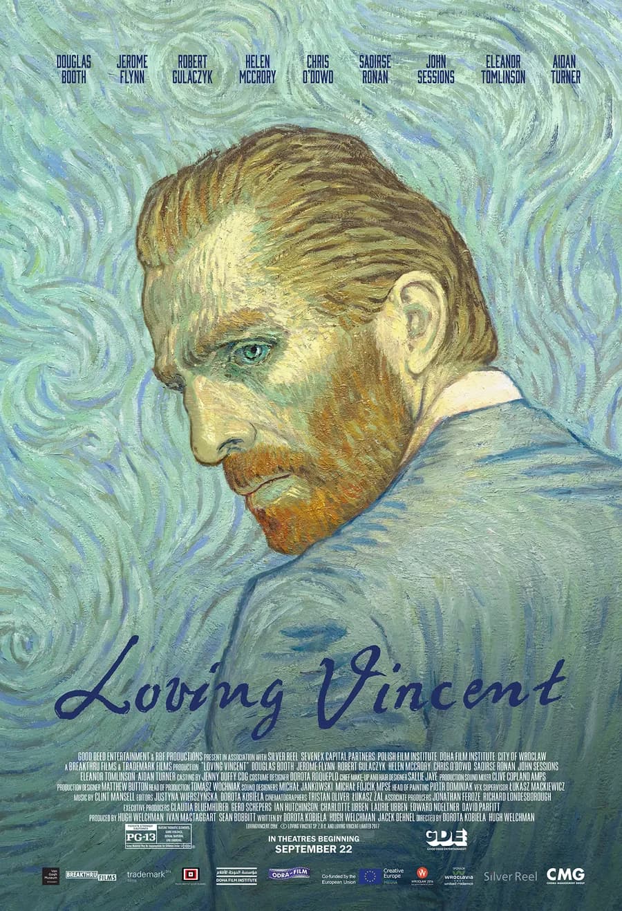 Official poster for the film Loving Vincent