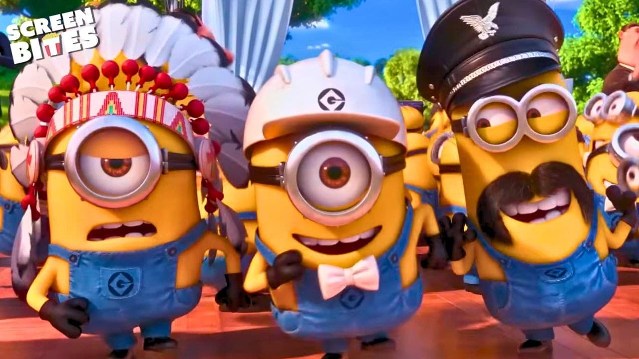 Los Minions caracterizados como los integrantes de Village People