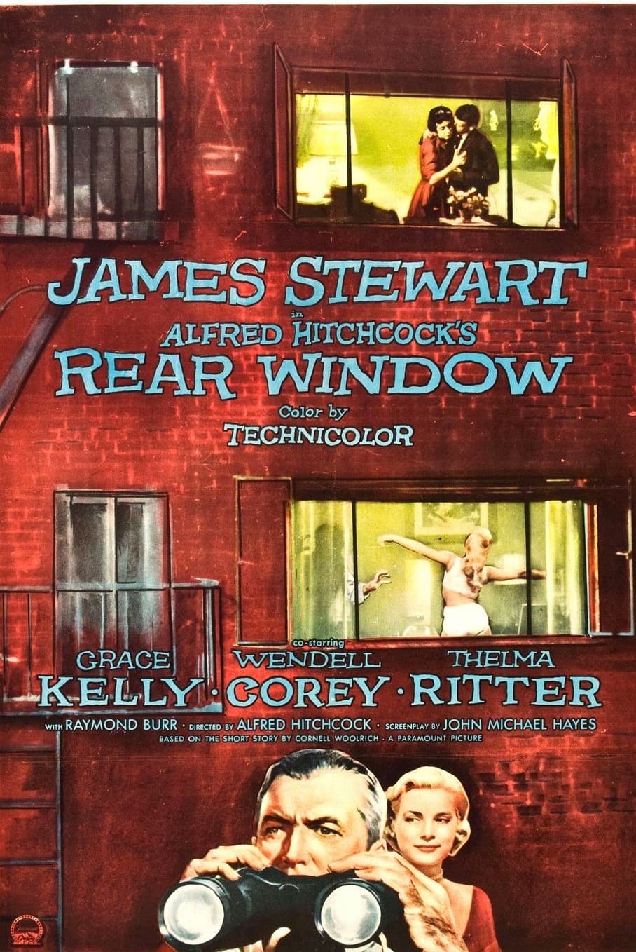 Cartel original de la película Rear Window