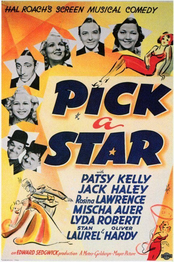 Cartel original de Pick a Star