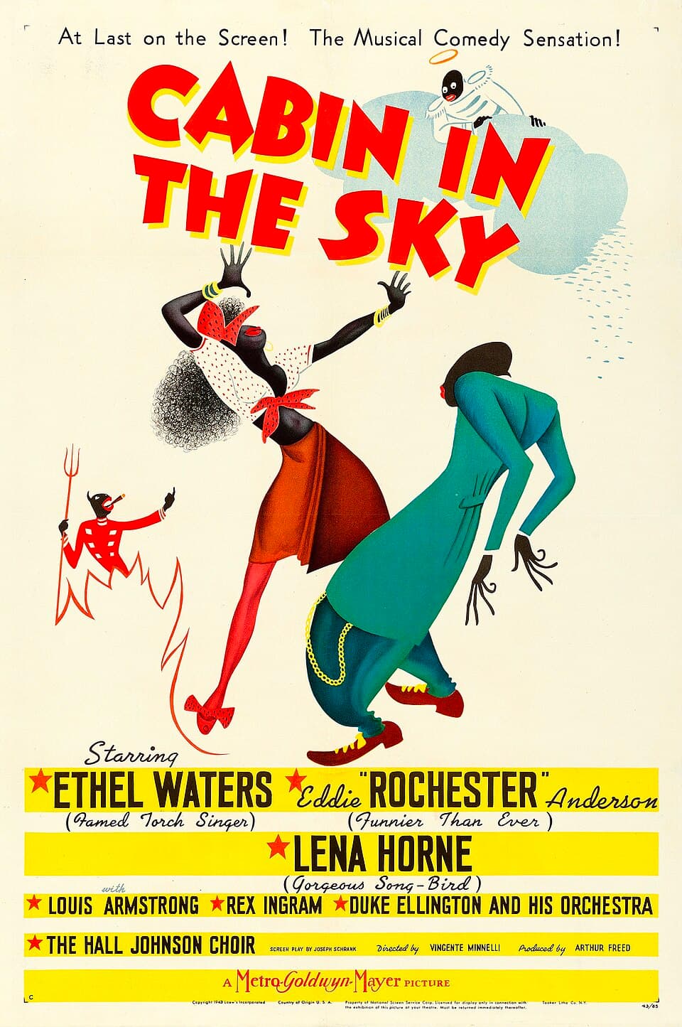 Cartel de Cabin in the Sky (1943)